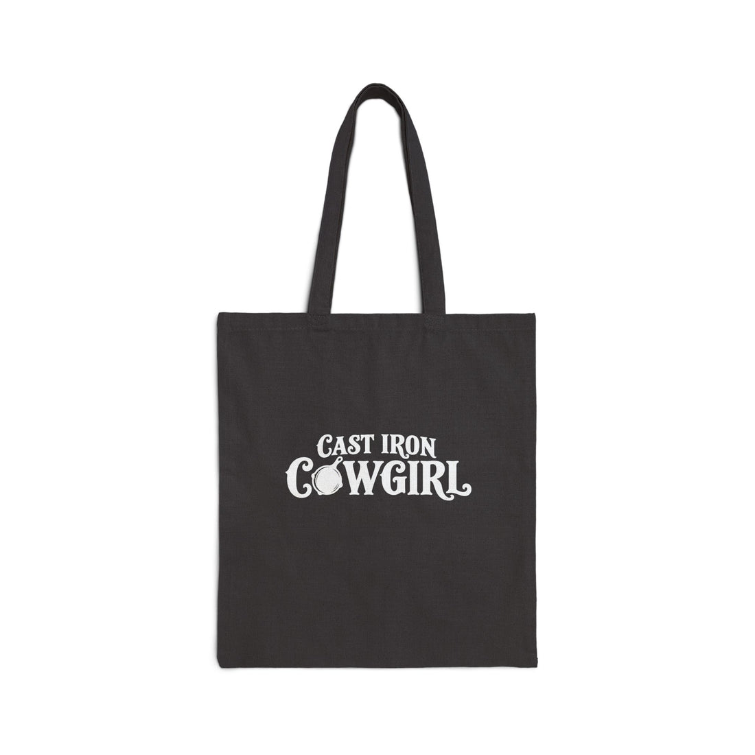 Cast Iron Cowgirl Canvas Tote Bag