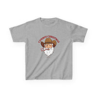 Cowboy Christmas' Santa - Youth Tee; Kids Sizes