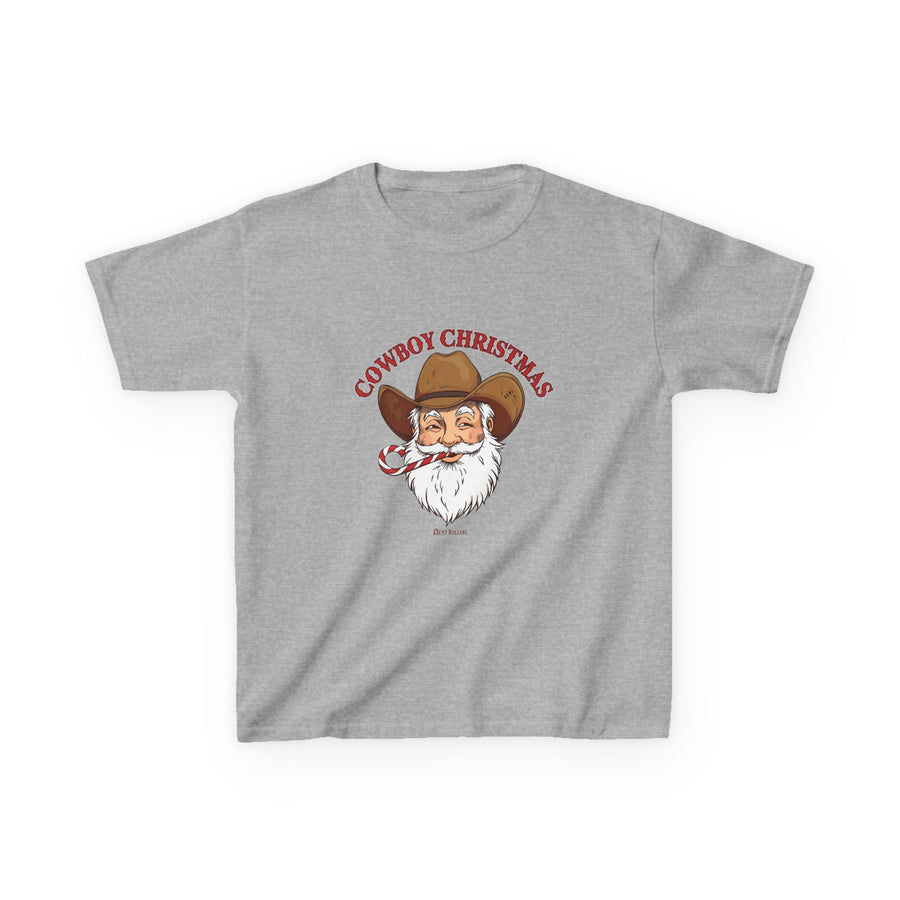 Cowboy Christmas' Santa - Youth Tee; Kids Sizes