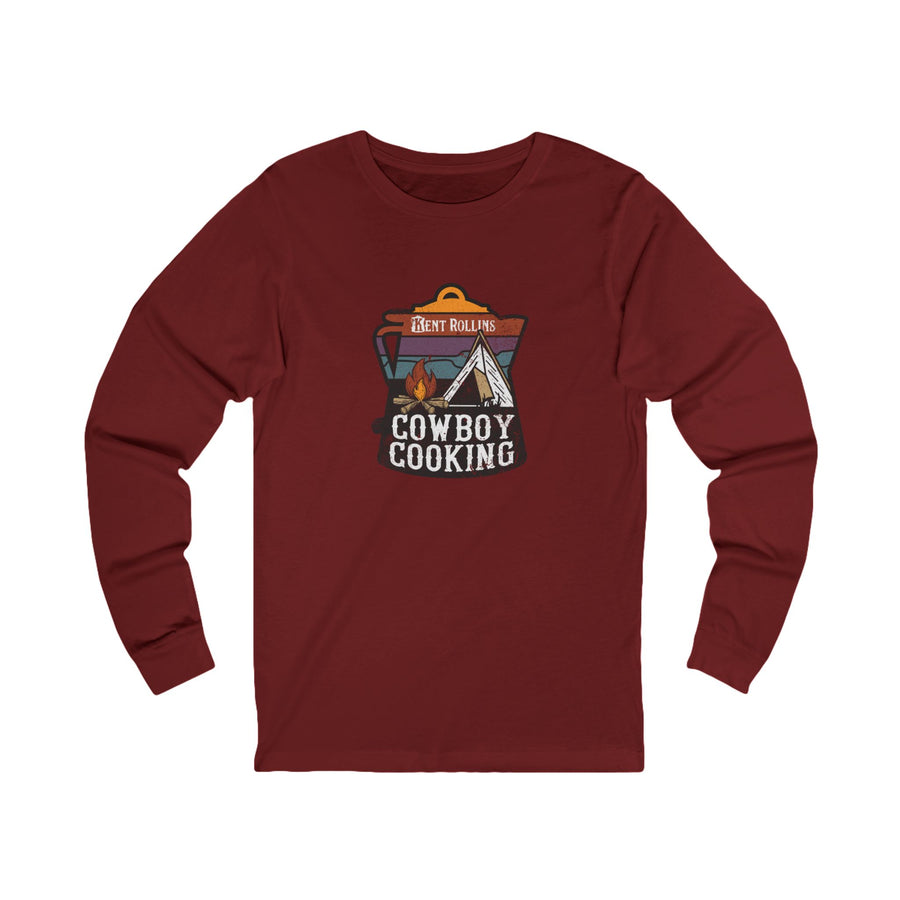 Cowboy Cooking Coffee Pot Long Sleeve Tee