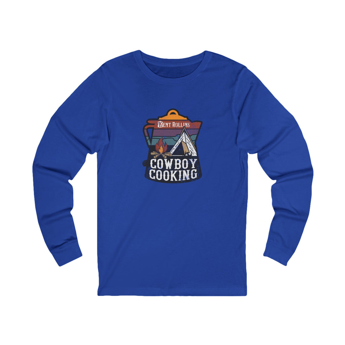 Cowboy Cooking Coffee Pot Long Sleeve Tee