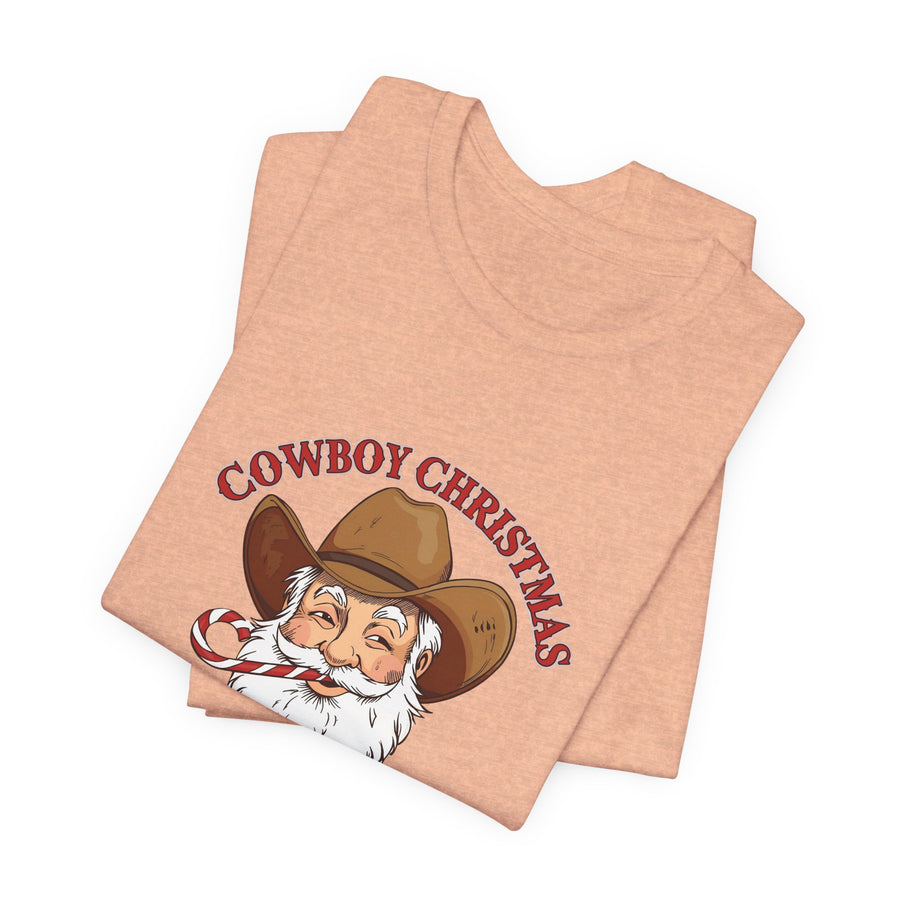 Cowboy Christmas Unisex Adult T-Shirt