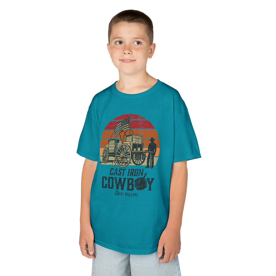 Cast Iron Cowboy Kids Heavy Cotton Tee