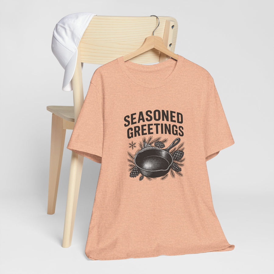 Seasoned Greetings Holiday T-Shirt for Adults