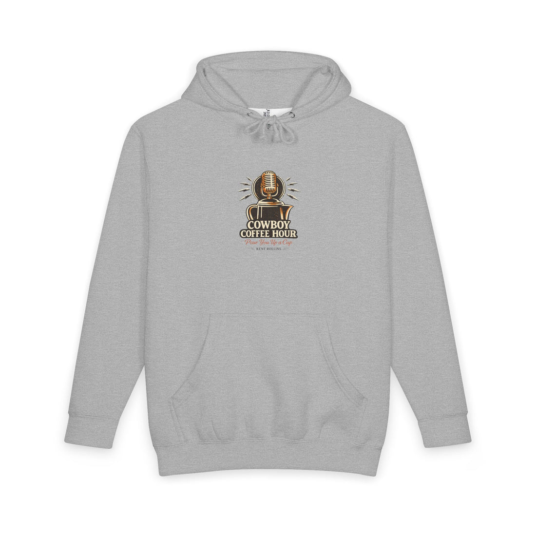 Cowboy Coffee Hour Podcast Hoodie - Pour You Up A Cup