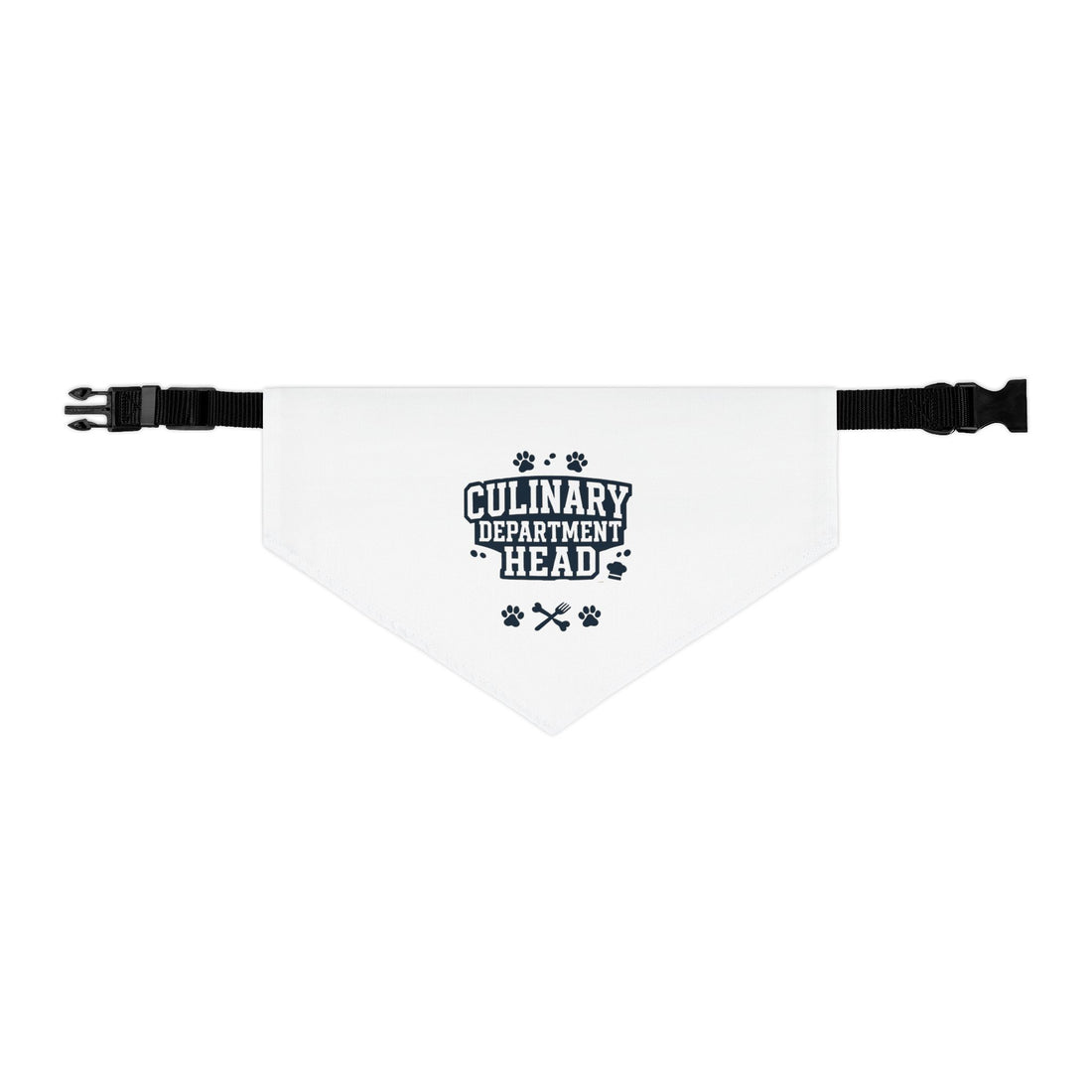 Culinary Department Head Pet Bandana Collar