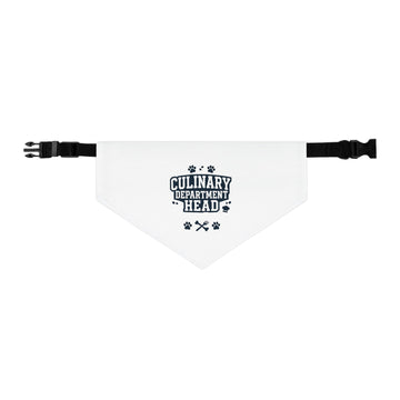 Culinary Department Head Pet Bandana Collar