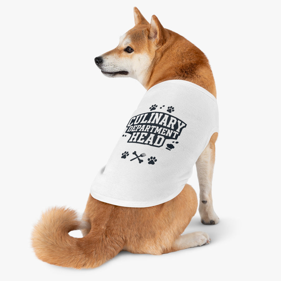 Culinary Department Head Pet Tank Top