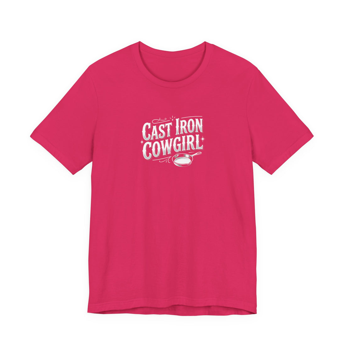 Cast Iron Cowgirl T-Shirt — Adult Unisex Classic Fit