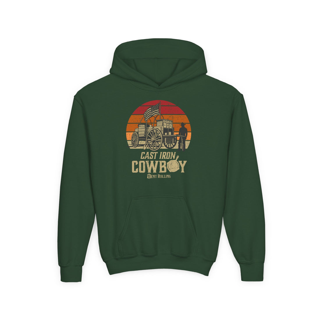Cast Iron Cowboy Kids Hoodie