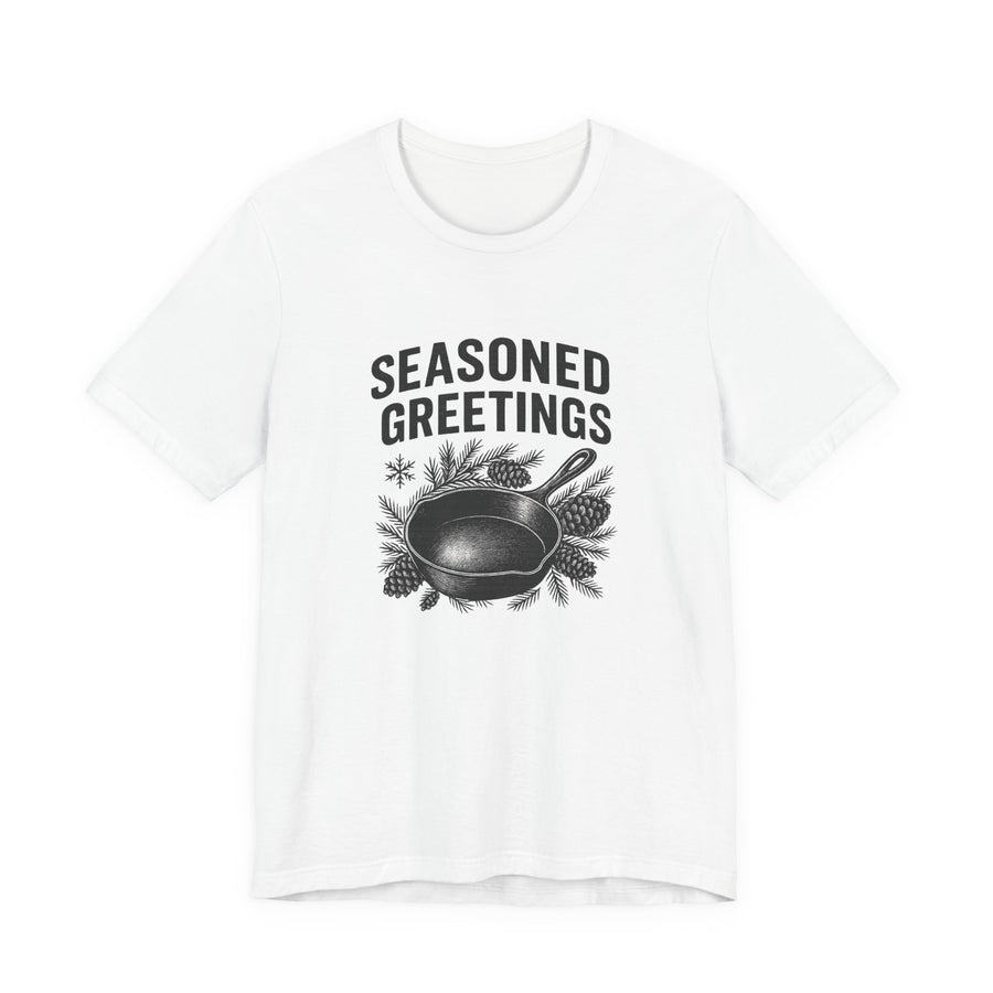 Seasoned Greetings Holiday T-Shirt for Adults