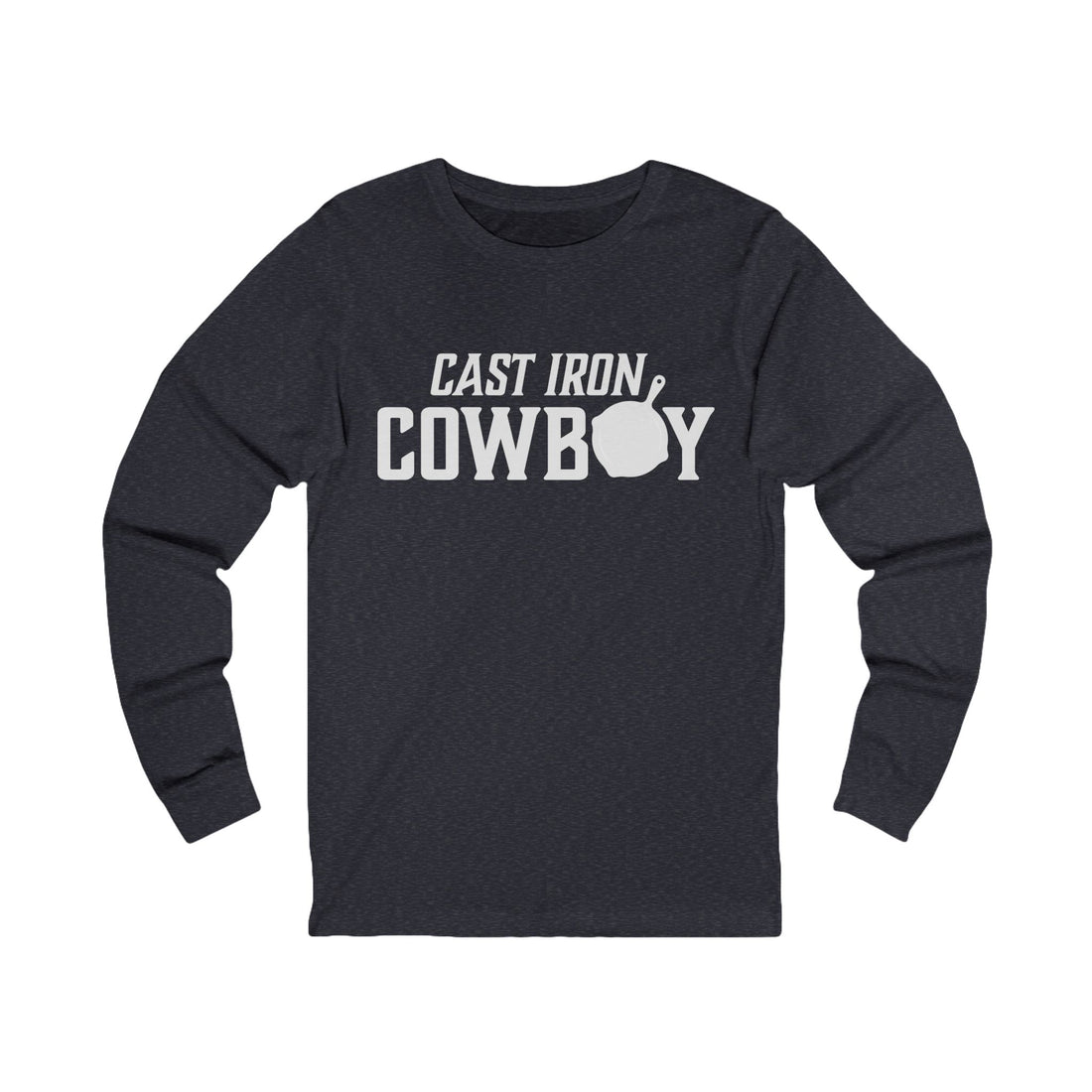 Cast Iron Cowboy Logo Long Sleeved Tee