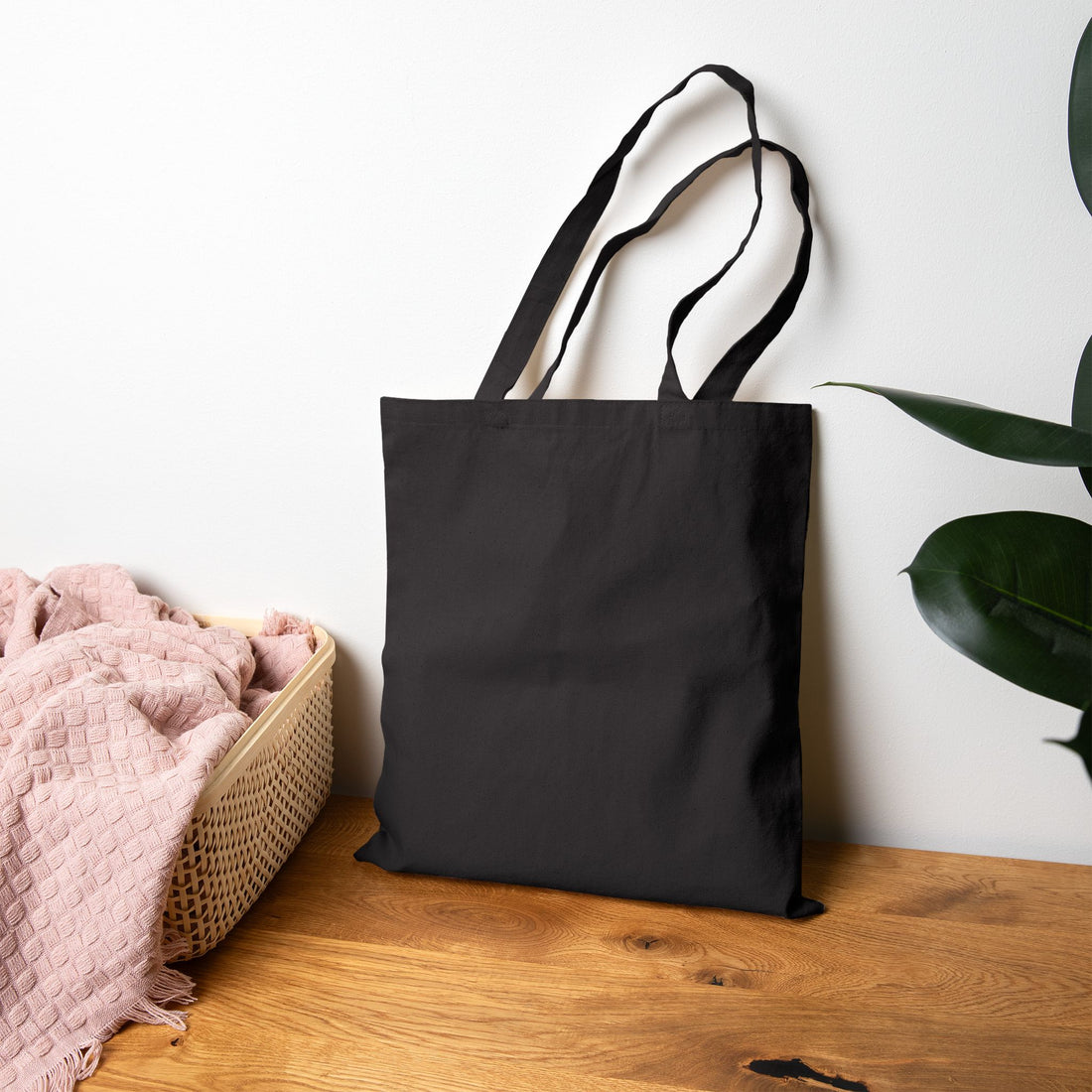 Cast Iron Cowgirl Black Cotton Canvas Tote Bag