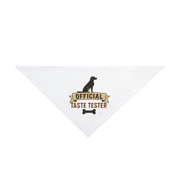 Official Taste Tester Dog Bandana