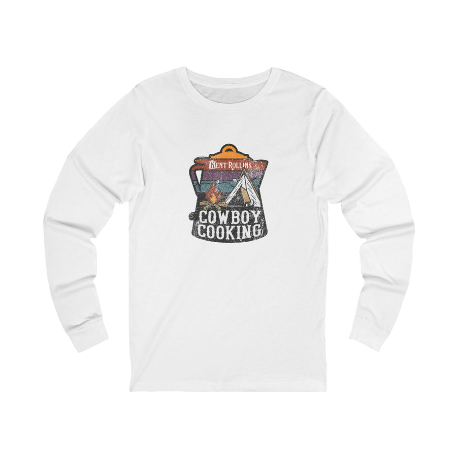 Cowboy Cooking Coffee Pot Long Sleeve Tee