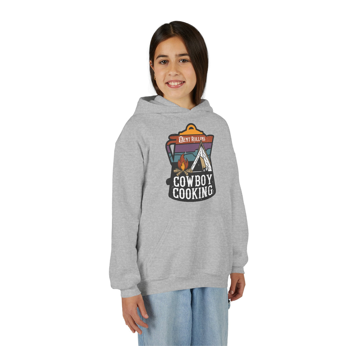 Youth Cowboy Cooking Hooded Sweatshirt
