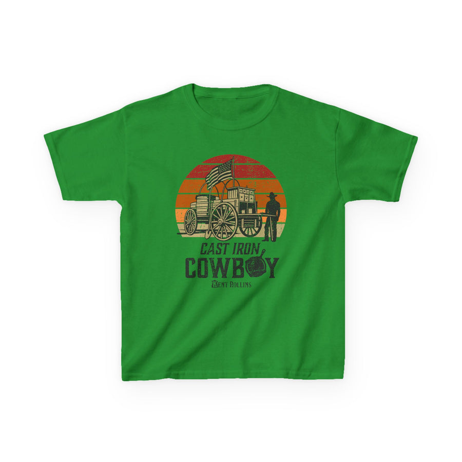 Cast Iron Cowboy Kids Heavy Cotton Tee