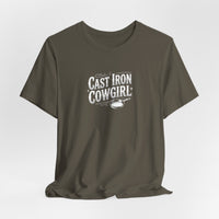 Cast Iron Cowgirl T-Shirt — Adult Unisex Classic Fit