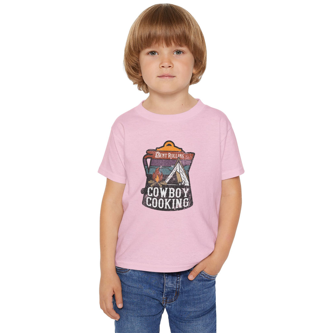 Cute Cowboy Cooking Toddler T-shirt