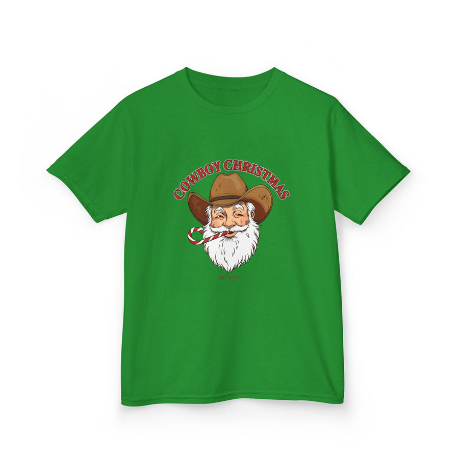 Cowboy Christmas' Santa - Youth Tee; Kids Sizes