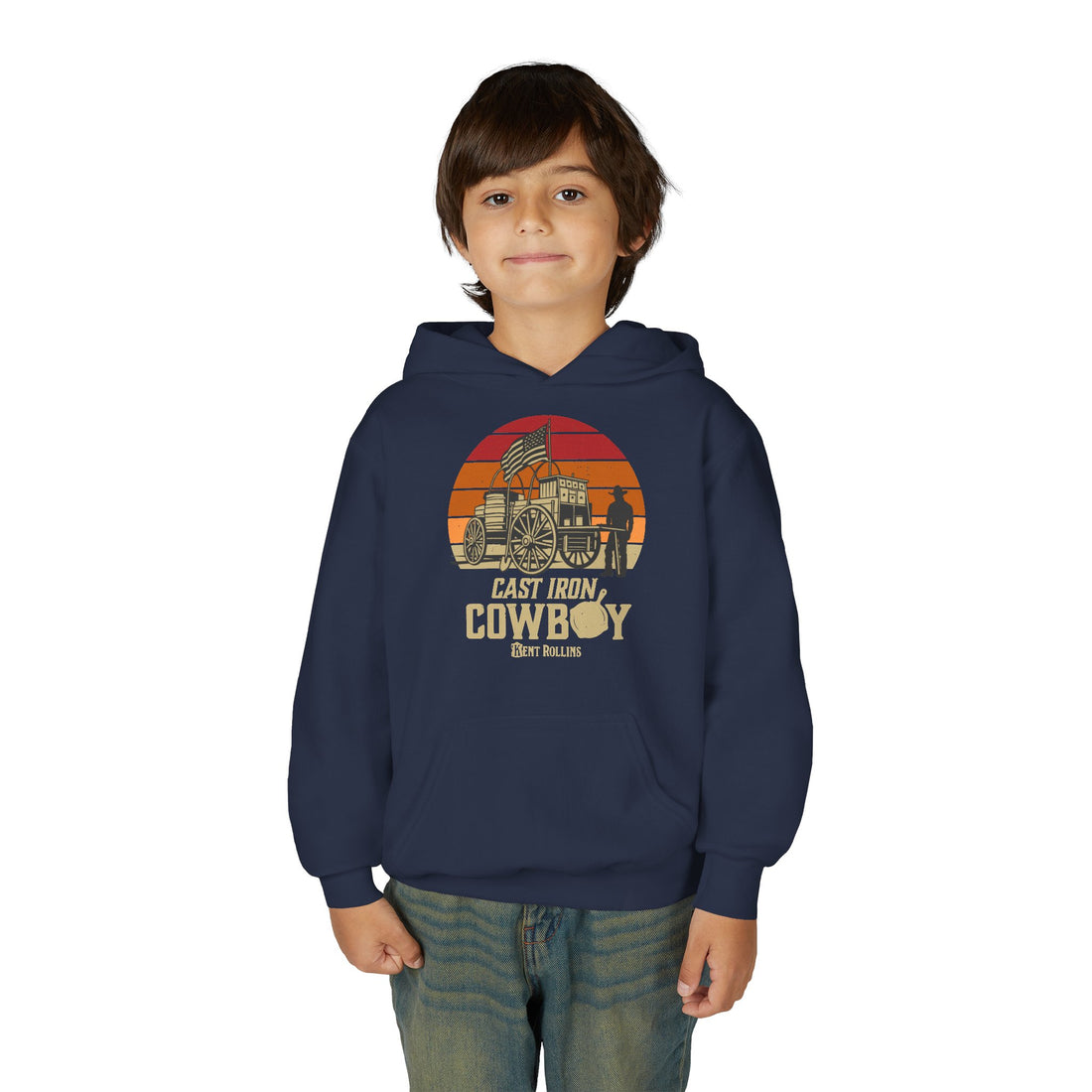 Cast Iron Cowboy Kids Hoodie