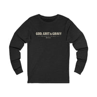 God, Grit & Gravy Long Sleeve Tee