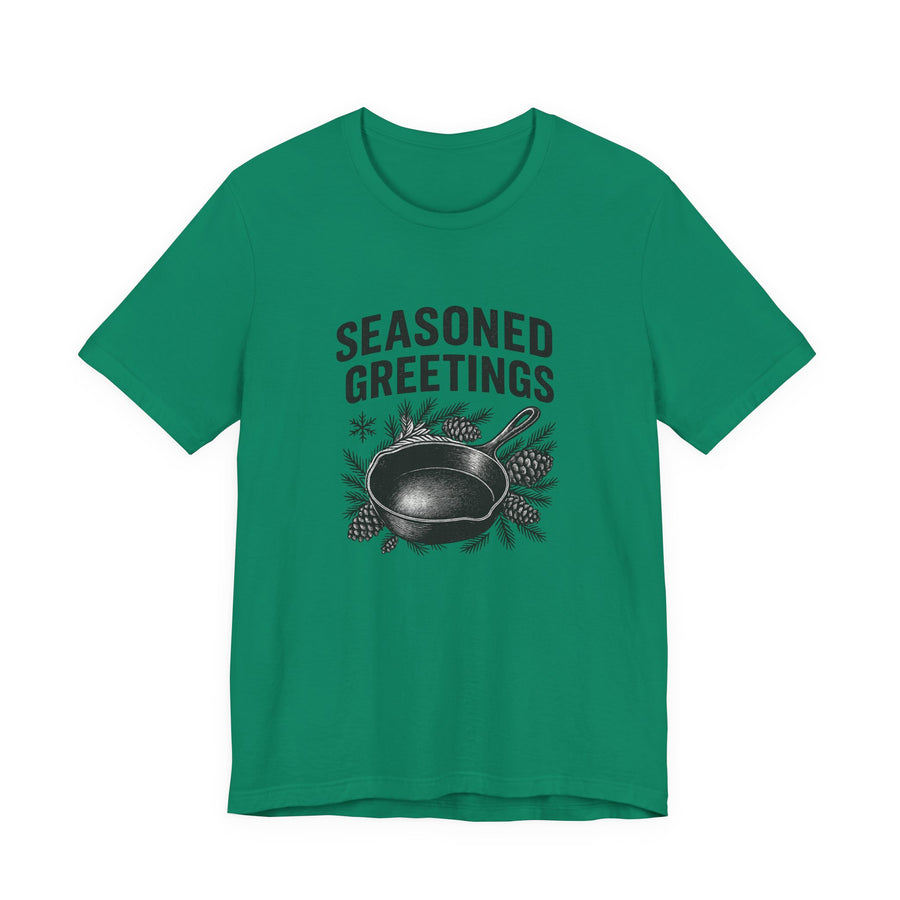Seasoned Greetings Holiday T-Shirt for Adults