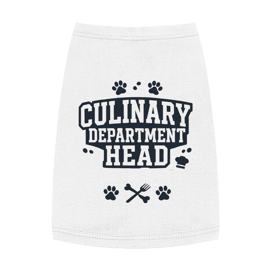 Culinary Department Head Pet Tank Top