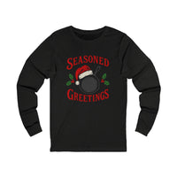Seasoned Greetings Christmas Adult Long Sleeve Tee
