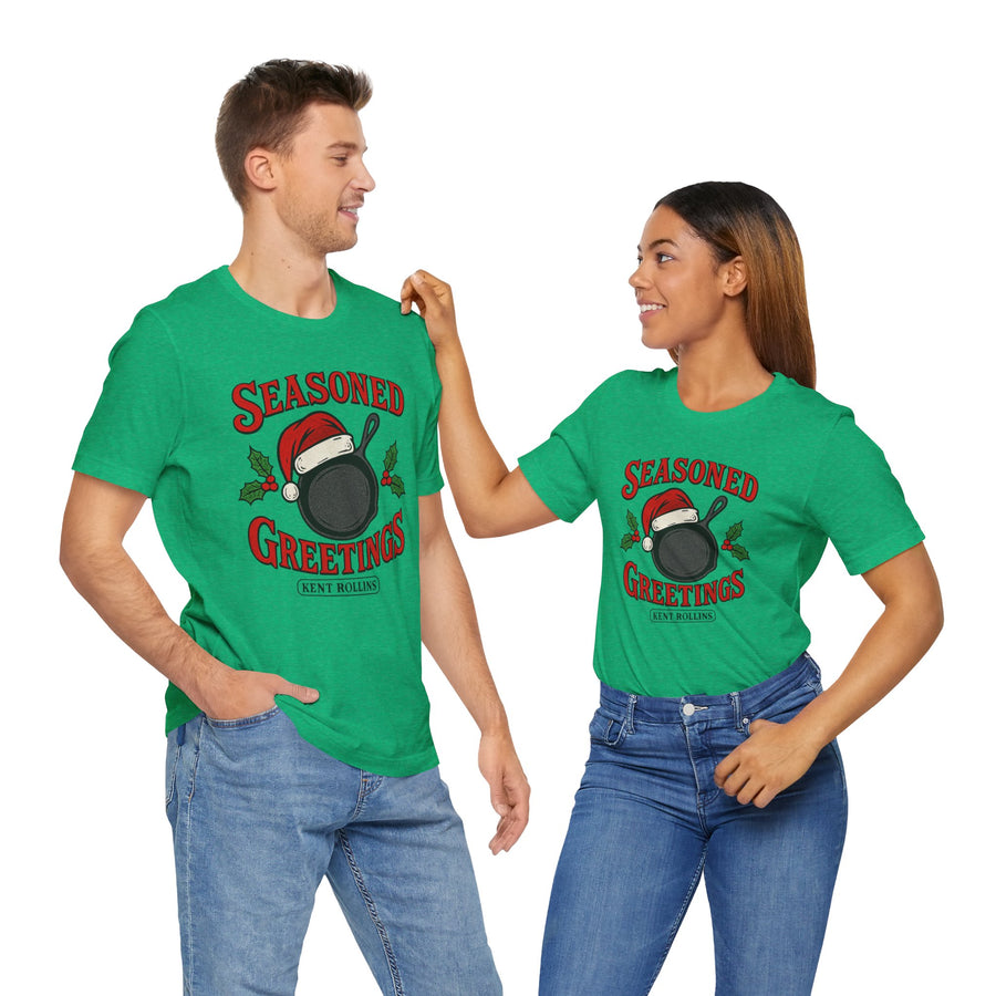 Seasoned Greetings Cast Iron Christmas Tee