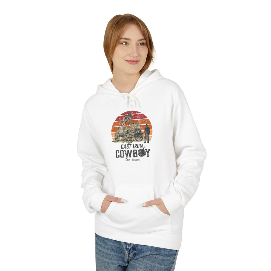 Cast Iron Cowboy - Kent Rollins' Adult Unisex Hoodie w/Front Pockets