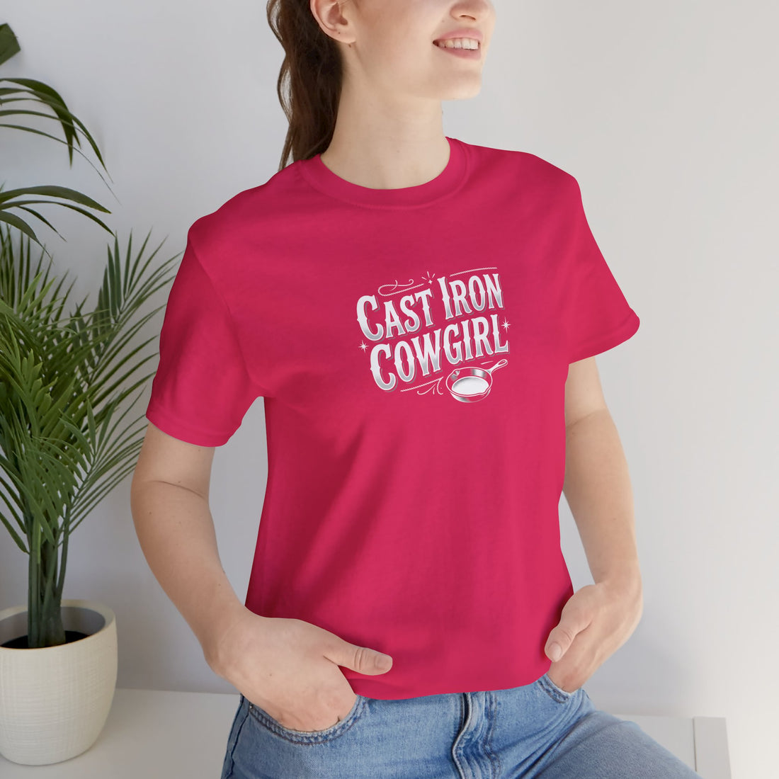 Cast Iron Cowgirl T-Shirt — Adult Unisex Classic Fit