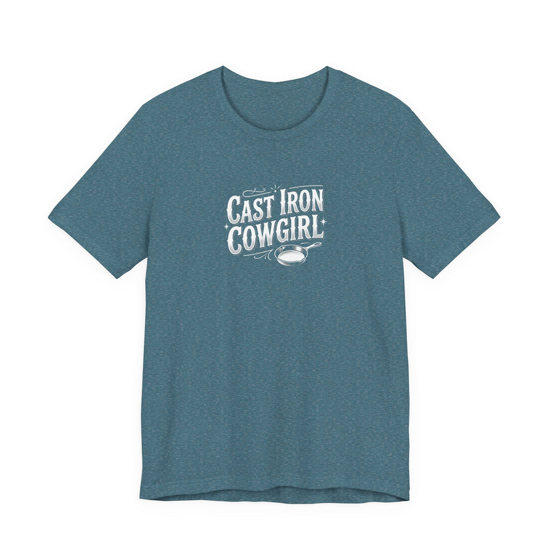 Cast Iron Cowgirl T-Shirt — Adult Unisex Classic Fit