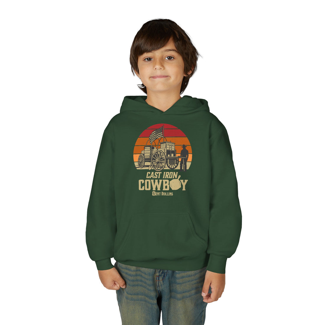 Cast Iron Cowboy Kids Hoodie