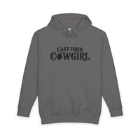 Cast Iron Cowgirl Hoodie — Western Heavyweight Hoodie