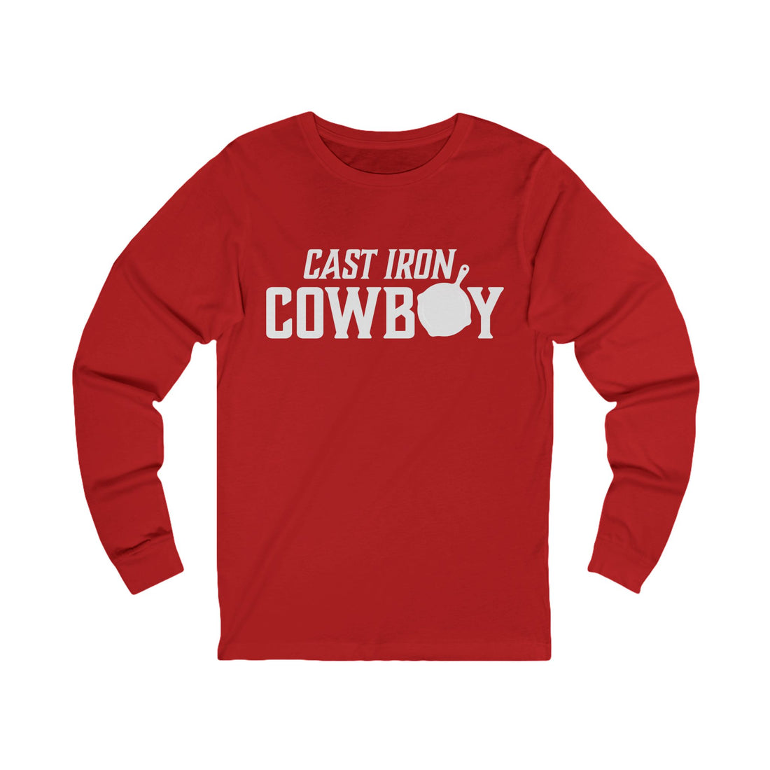 Cast Iron Cowboy Logo Long Sleeved Tee
