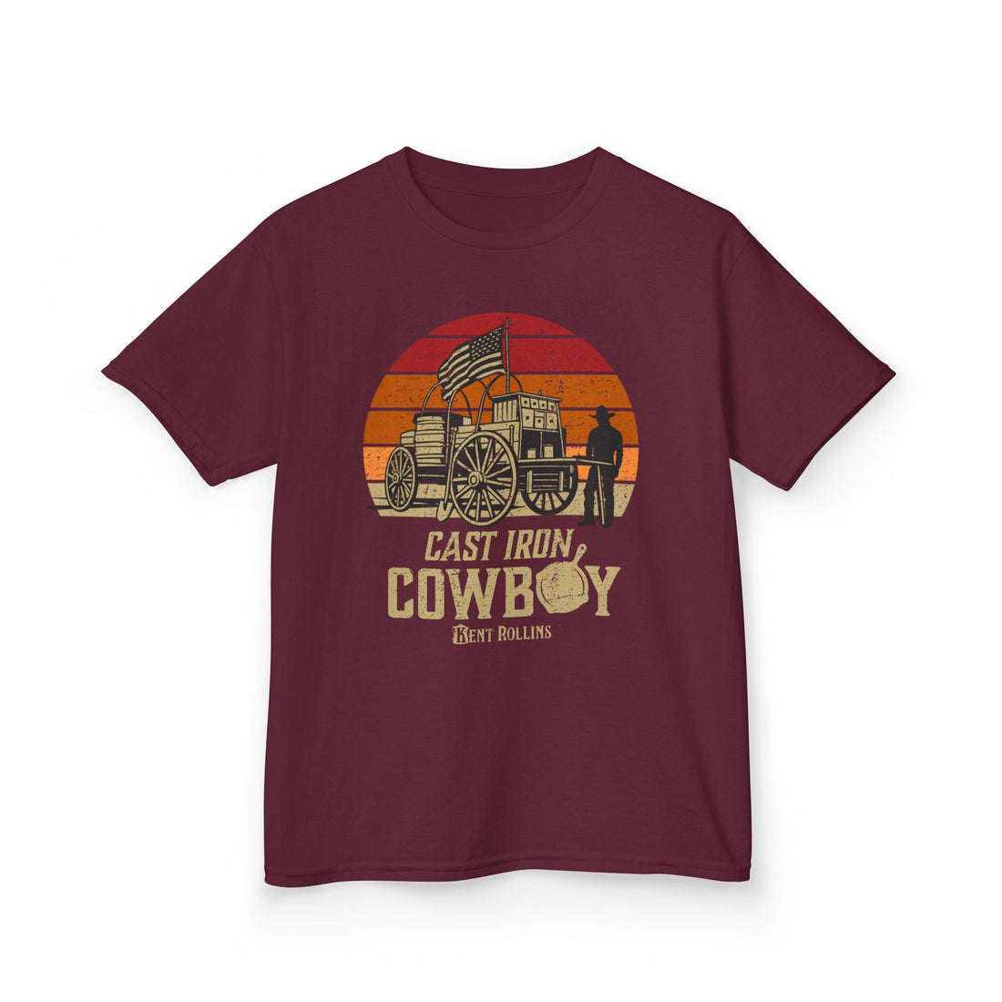 Cast Iron Cowboy Kids Heavy Cotton Tee