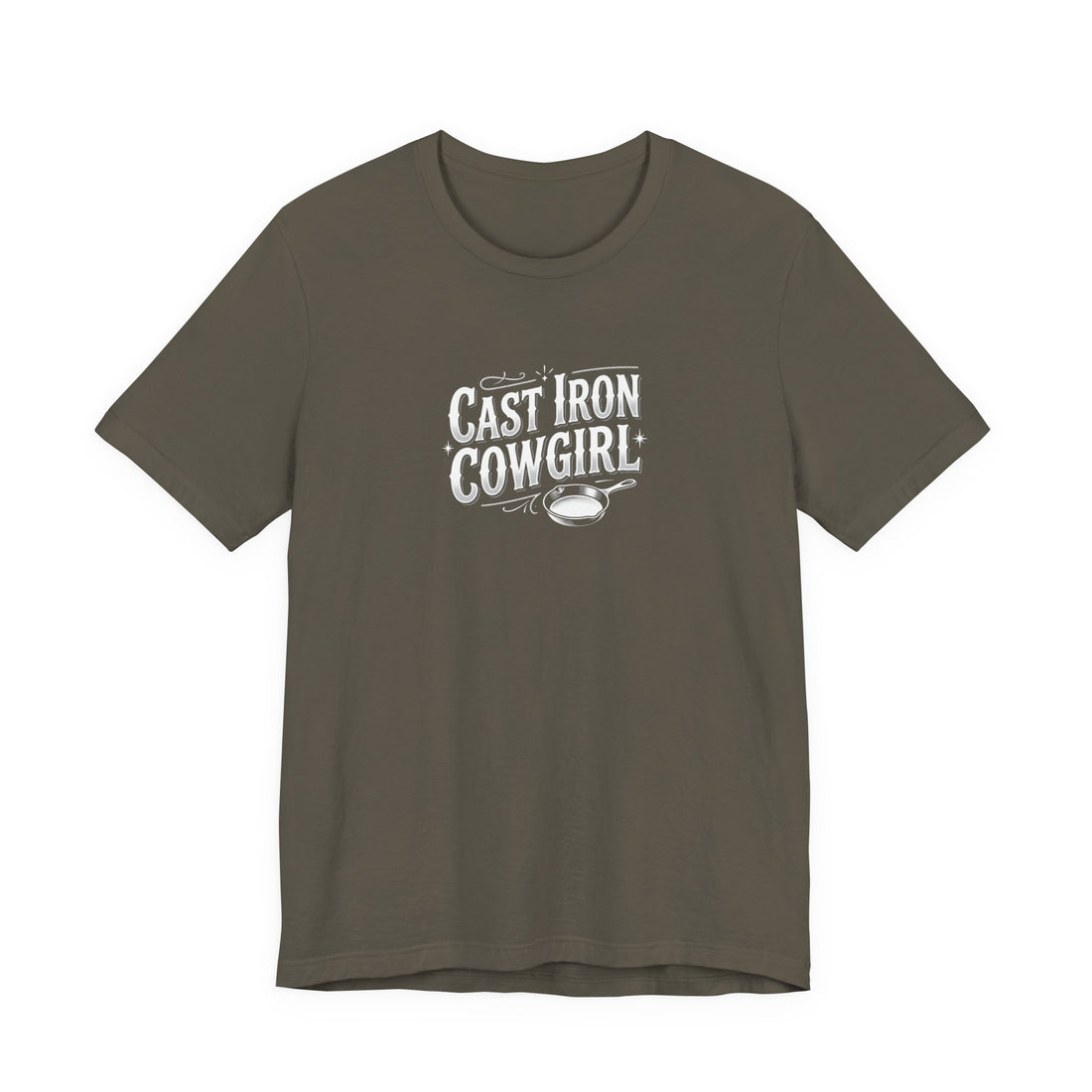 Cast Iron Cowgirl T-Shirt — Adult Unisex Classic Fit