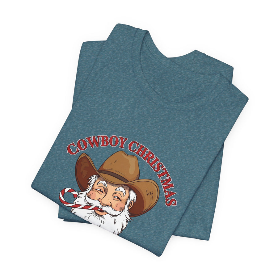 Cowboy Christmas Unisex Adult T-Shirt