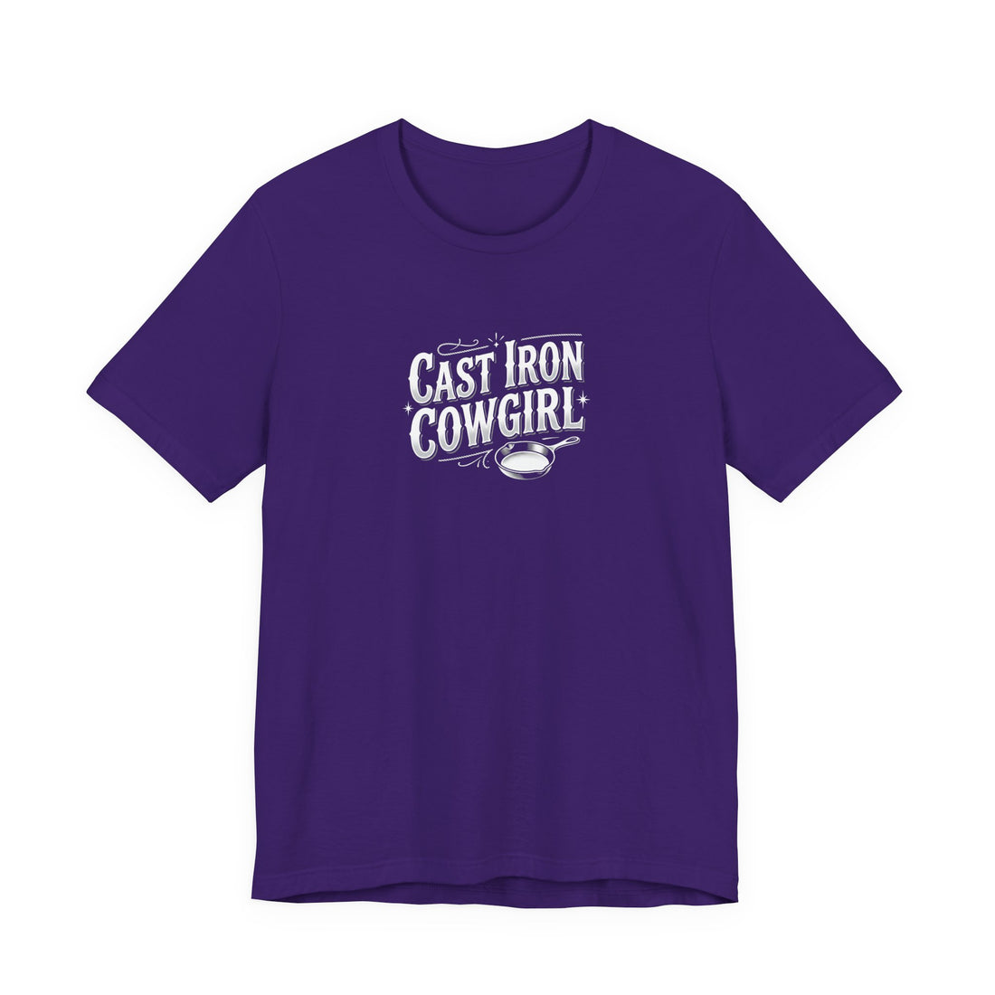 Cast Iron Cowgirl T-Shirt — Adult Unisex Classic Fit