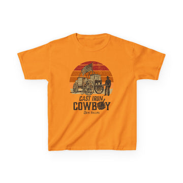Cast Iron Cowboy Kids Heavy Cotton Tee