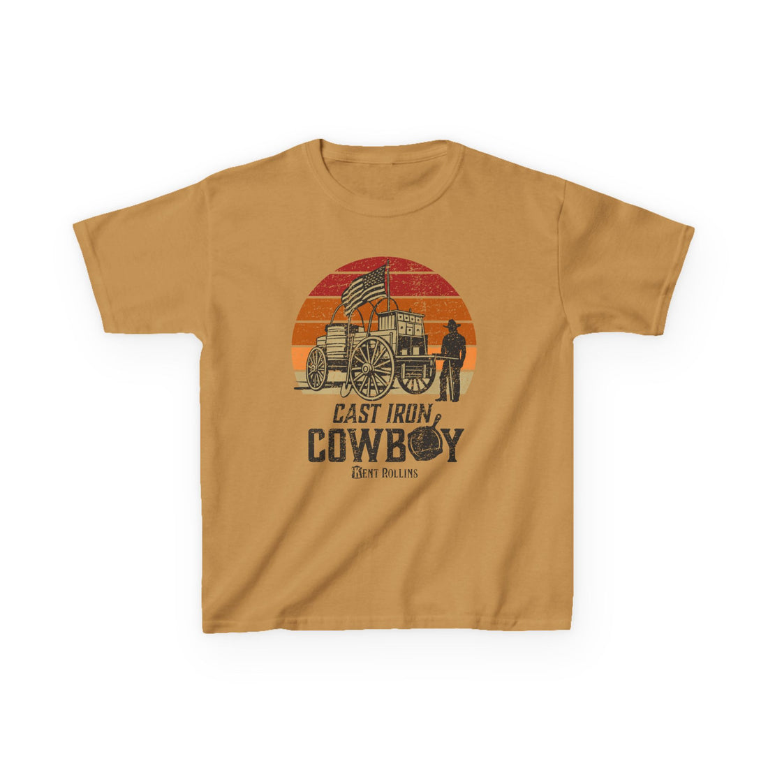 Cast Iron Cowboy Kids Heavy Cotton Tee