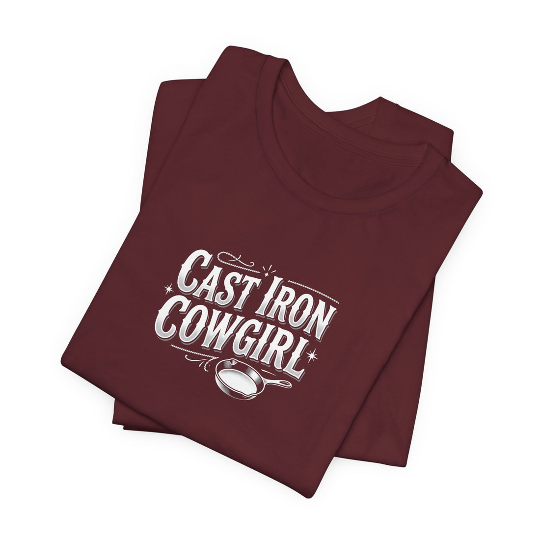 Cast Iron Cowgirl T-Shirt — Adult Unisex Classic Fit