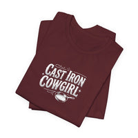 Cast Iron Cowgirl T-Shirt — Adult Unisex Classic Fit