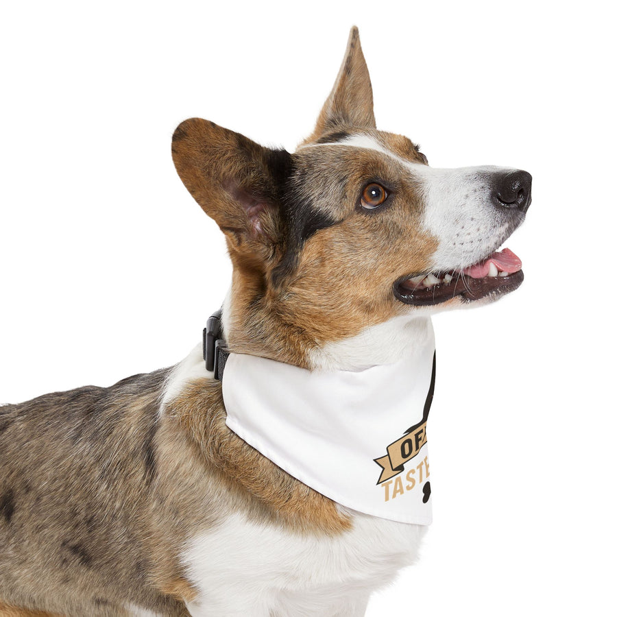 Official Taste Tester Pet Bandana Collar