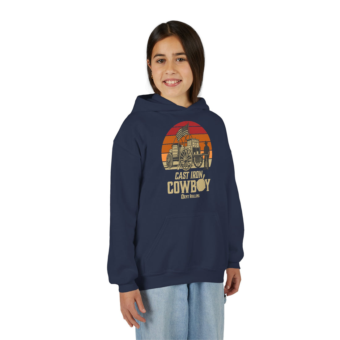 Cast Iron Cowboy Kids Hoodie