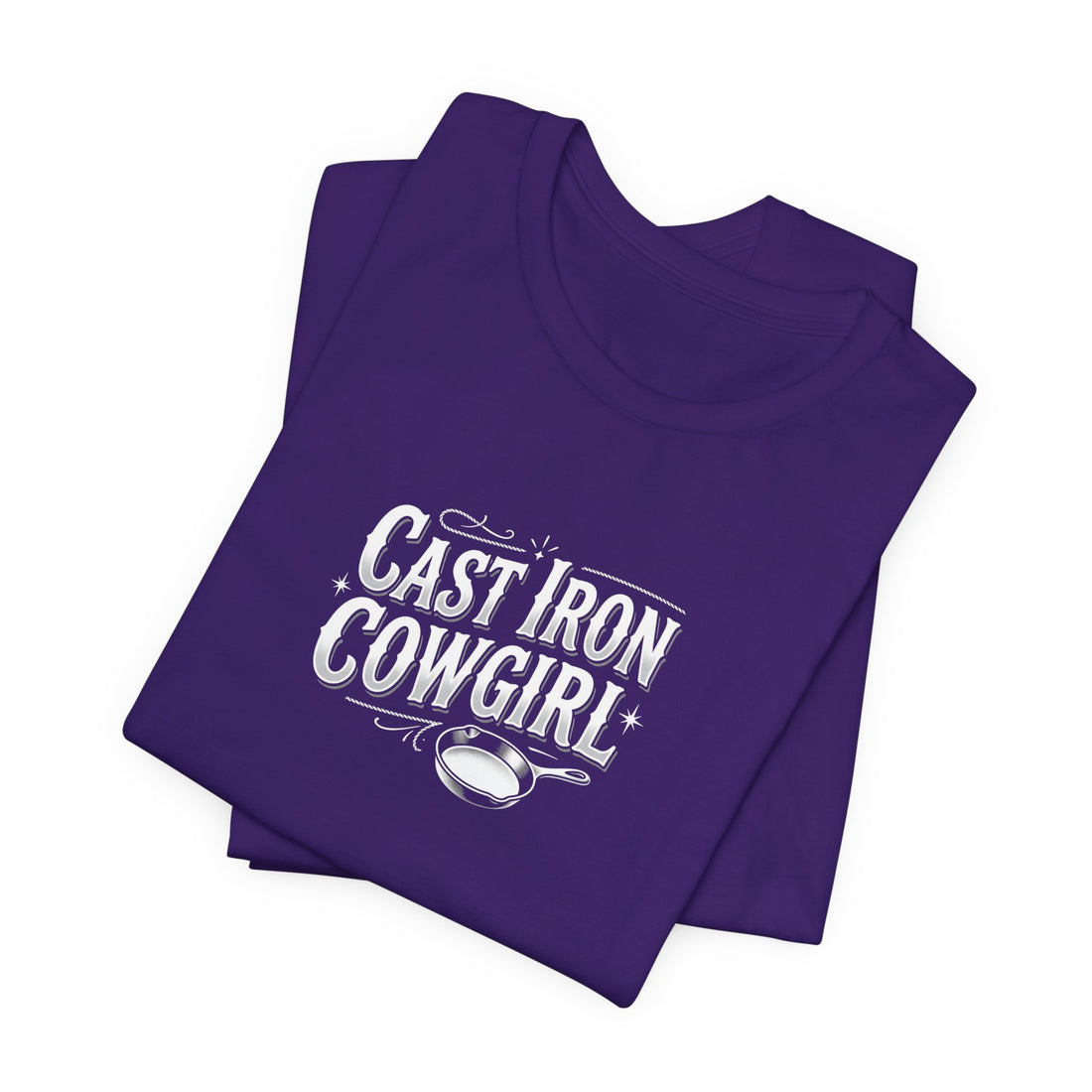 Cast Iron Cowgirl T-Shirt — Adult Unisex Classic Fit