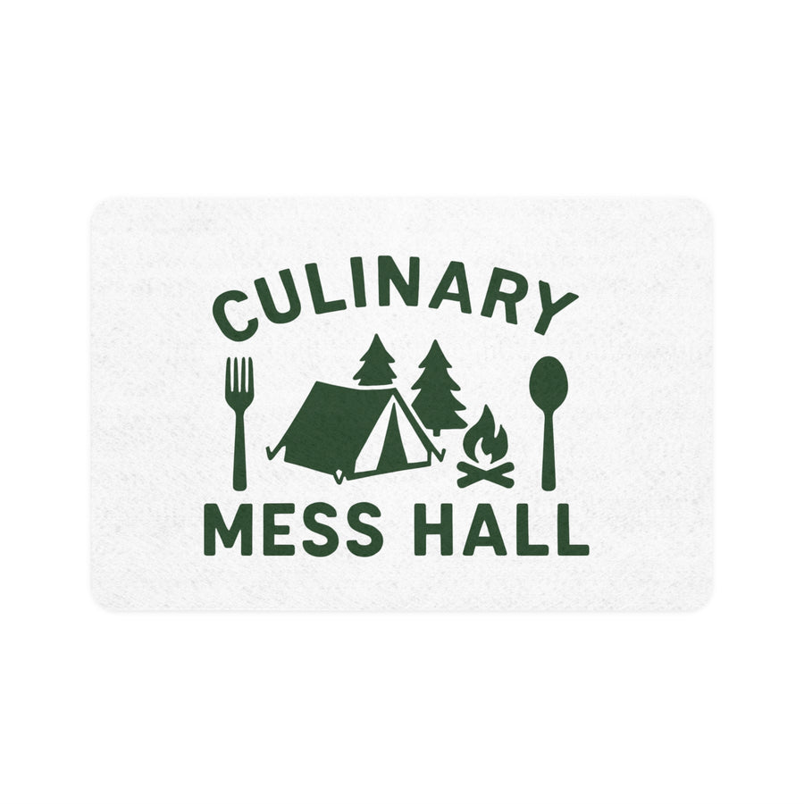 Culinary Mess Hall Pet Food Mat - 12x18 Anti-Slip Mat
