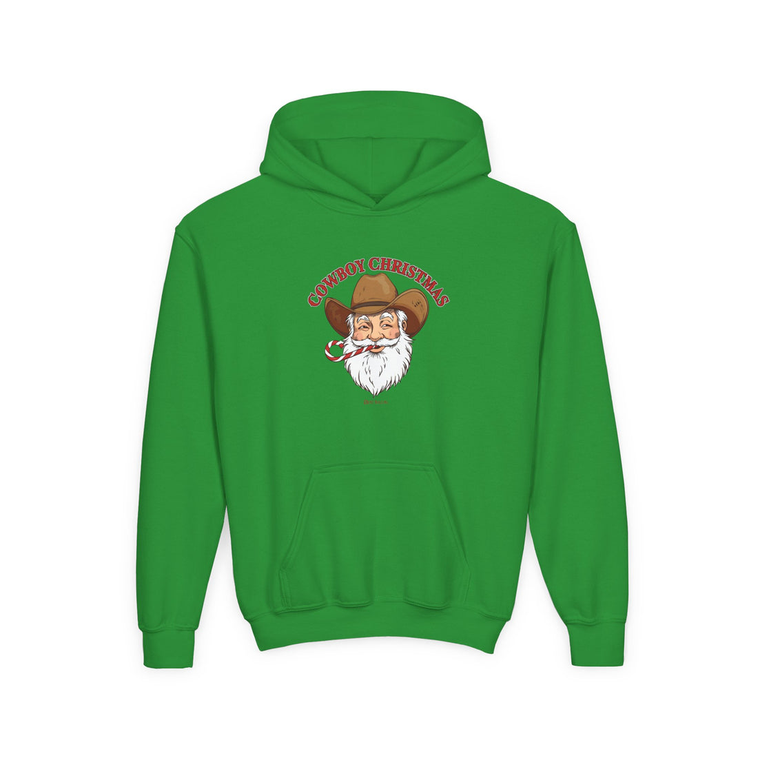 Cowboy Christmas Youth Hoodie –  Kids Sizes