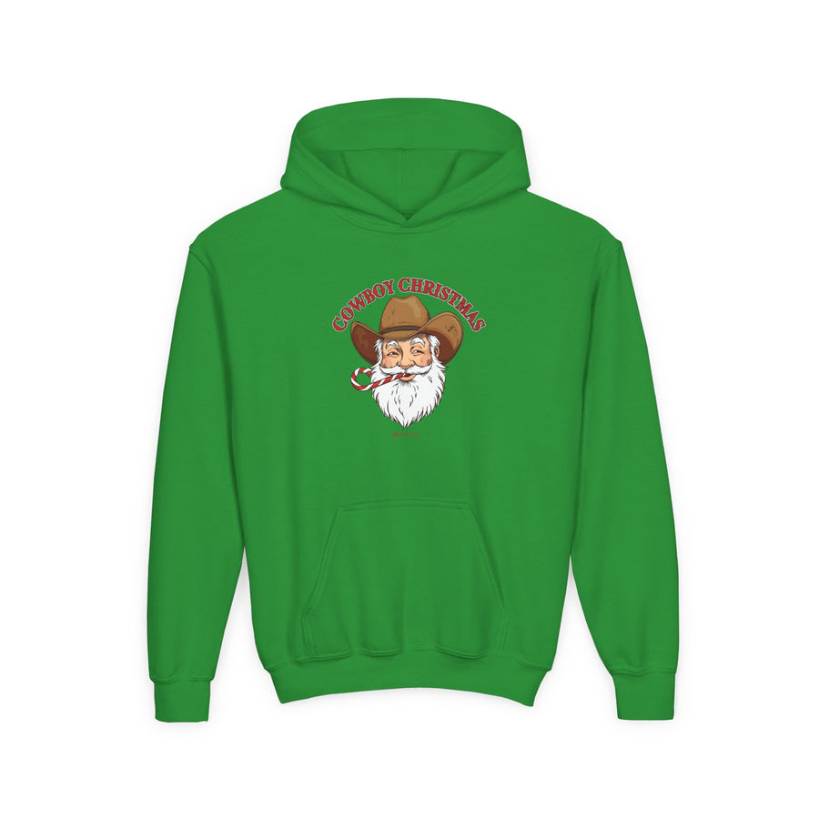 Cowboy Christmas Youth Hoodie –  Kids Sizes